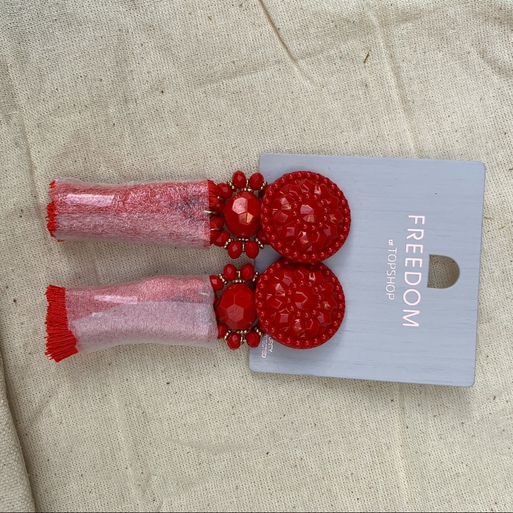 Topshop Tassel Earrings